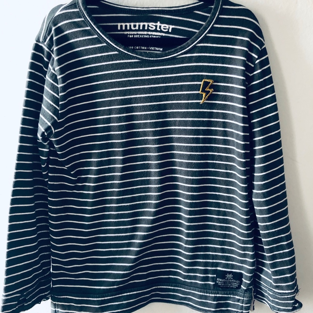 Munsterkids Striped Tee Shirt